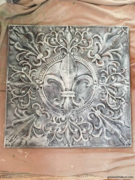 distressed metal painting ideas